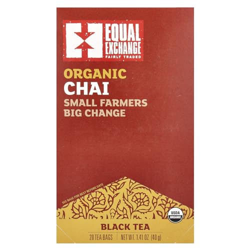 Equal Exchange Organic Black Tea Chai - 20 Tea Bags