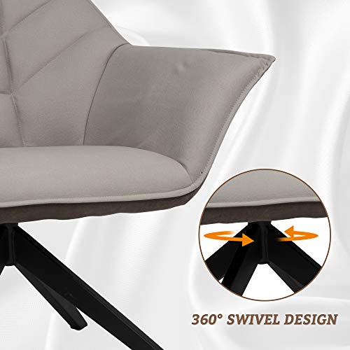 Sillón Plegable Gris Cuero Sintético miniatura 4