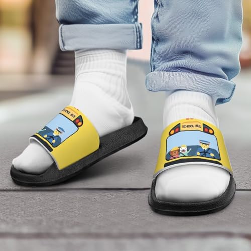 Boys Slide Sandals Summer Shoes for Kids Shower Slippers Non Slip Slippers4