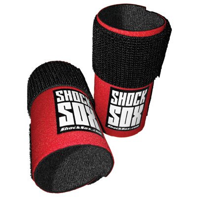 Shock Sox Fork Seal Guards 29-36mm Fork Tube 4" Red for Suzuki DR200SE 2013-2014