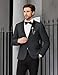 COOFANDY Men's Western Casual Lightweight Dinner Jackets Fashion Suit Jacket, Dark Grey, XX-Large