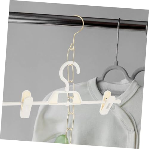Cadena decorativa para exhibición tiendas y mercados con eslabones dorados resistentes 7