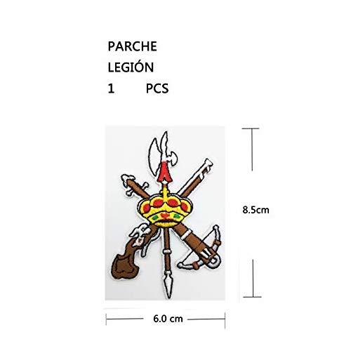 BANDERA DEL PARCHE BORDADO PARA PLANCHAR O COSER (LEGIÓN-1)