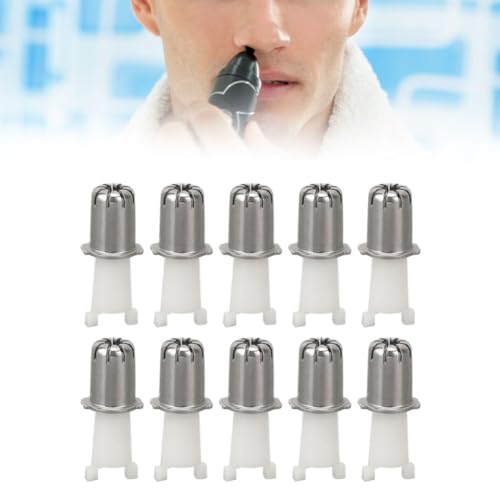 Trymer do włosów w nosie, trymer do włosów w nosie, wymienne ostrze, obcinacz do nosa, wymienne ostrza, zamiennik głowicy trymera, 10 sztuk, precyzyjny trymer do włosów, uniwersalny