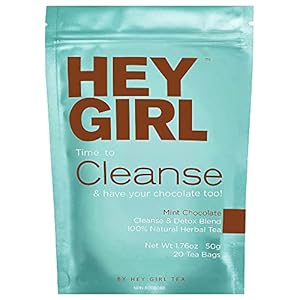 Hey Girl Detox Tea for an Effective Body Cleanse | Colon Cleansing Herbal Laxative to Debloat – with Senna Leaf and Peppermint Tea