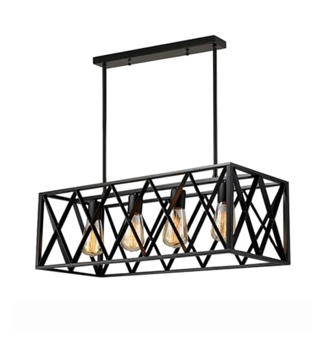 Lustre industriel vintage pour l'ambiance d'un restaurant ou loft moderne