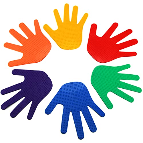 Image of GSi Spot Markers - Non-Slip Non-Toxic Poly Spots - Floor Markers for PE, Sports & Classroom Activities