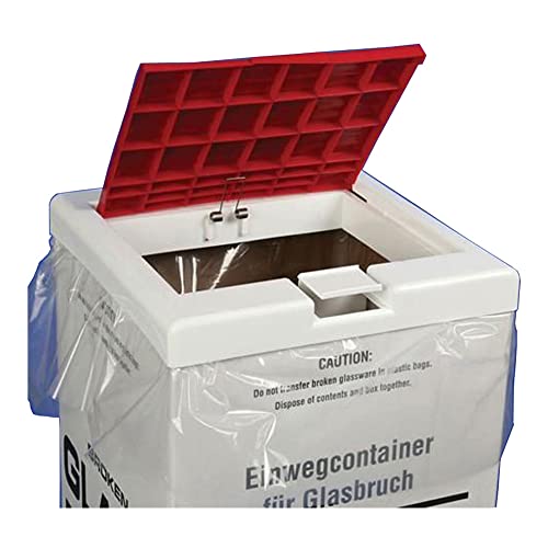 Image of Bel-Art 132048050 Thomas Disposal Box Cover, Glass (Pack of 8)