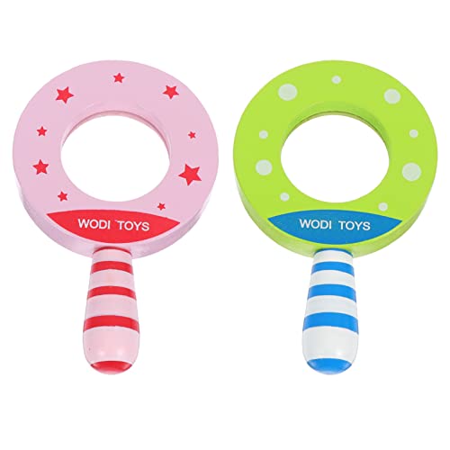 BESPORTBLE 2 Pcs Handheld Magnifier Leitura Lugar Óculos Bugs Insetos Science Observação Lupa Lupa L