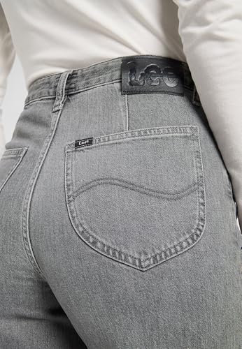 LEE - Jeans Damen - High Waist Wide Leg Fit - Stella - Grey Fog – Ansicht 3