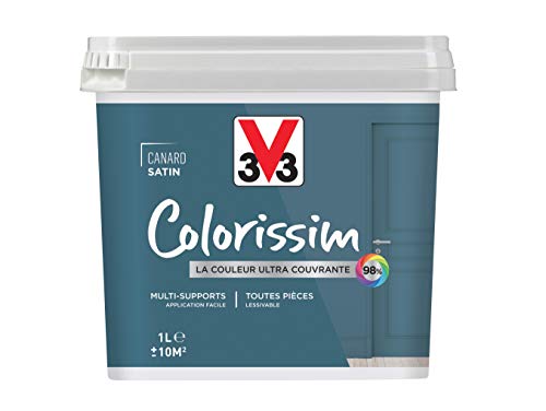 V33 Peinture multi-supports COLORISSIM® SAT Canard SATIN 1 L