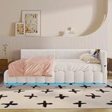 4. Bandes lumineuses LED multicolores qui créent un éclairage d'ambiance à plusieurs niveaux : la bande lumineuse LED multicolore intégrée peut ajuster la couleur de la lumière et la luminosité en fonction du scénario d'utilisation. Il prend en charge plusieurs modes tels que la lumière de lecture, la lumière de travail et la lumière de divertissement colorée pour répondre à différents besoins atmosphériques et améliorer le style de la chambre à coucher.