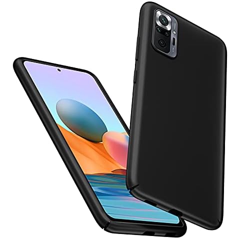 db11 Case Compatible with Xiaomi Redmi Note 10 pro Case, Ultra Thin with Durable Hard Plastic, Anti-Slip Matt Finish Protective Back Cover for Redmi Note 10 pro Smartphone (Black) Cover