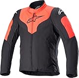 Reflektierend: Ja Alpinestars RX-3 Motorradjacke Textil Wasserdicht Schwarz Rot 4XL, Schwarz / Bright / Rot, XXXXL
