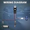 4WDKING LED Light Bar Wiring Harness Kit - 1 Lead 12AWG Heavy Duty 12V 5Pin Rocker On Off Waterproof Switch Power Relay Blade Fuse for Off Road Lights LED Work Light (L1)