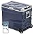 EKOJUCE 12 Volt Refrigerator Portable Fridge - 68 Quart(65L) Electric Cooler Big Zone with Wheels, 12V Fridge -4?-68? for Camping, Boating, Truck, RV, Outdoor, Home