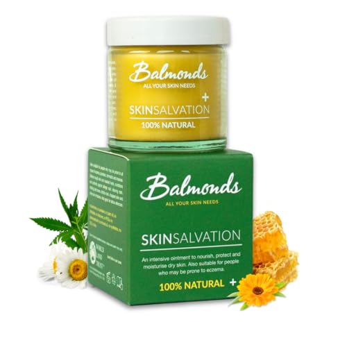 Balmonds Skin Salvation Moisturising Balm 30ml - Ointment for Dry or Sensitive Skin, Suitable for Babies, Children & Adults - Made in UK