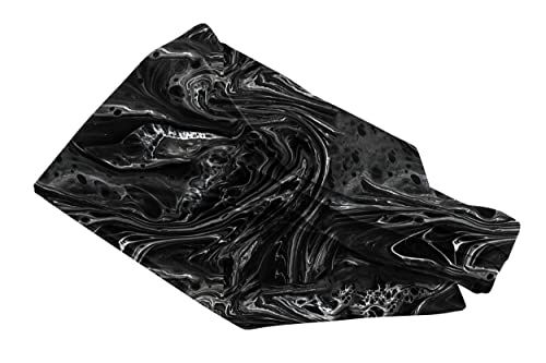 Image of BLACKSMITH Jacquard Microfiber Neckwear Ascot and Matching Pocket Square Set for Men