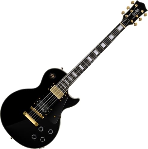 Rocktile Pro L-200BK Deluxe Guitarra Eléctrica Negra