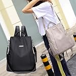 Women Backpacks Anti-Theft Ladies Backpack Purse, Women's Fashion Backpack Shoulder Bag with Replaceable Strap (Casual, Khaki) - Image 2