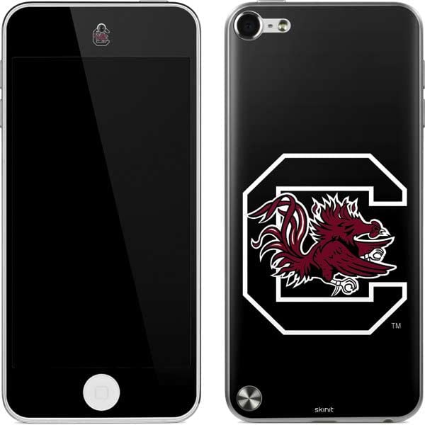 Skinit Decal MP3 Player Skin Compatible with iPod Touch (5th Gen&2012) - Officially Licensed College South Carolina Gamecocks Logo Black Design