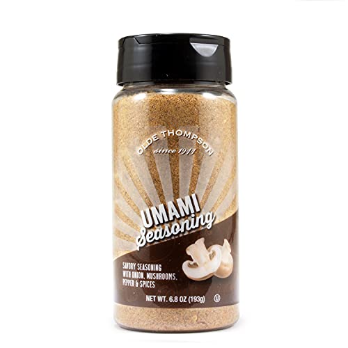 Olde Thompson Umami Seasoning, Savory Mushroom Seasoning Blended with Onions & Peppers, 6.8 Ounce
