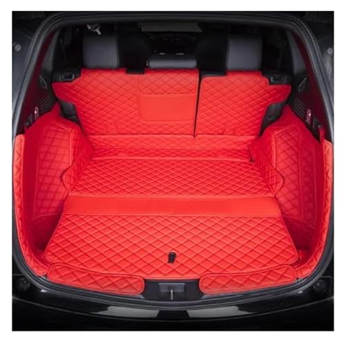 Tapis de coffre CR-V protection cuir haut de gamme rouge