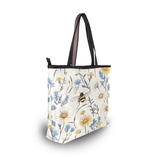 Image of Women Turtle Tote Bag Polyester Handbag Zippered Tote Bag Turtle Tote Purses,Summer Beach Tote Bag
