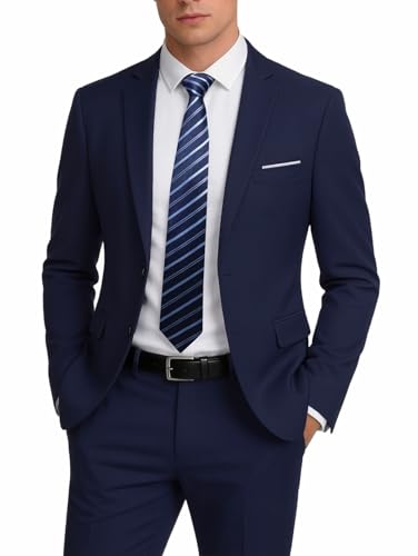 MOGU Men's Formal 2 Piece Dress Tuxedo Set
