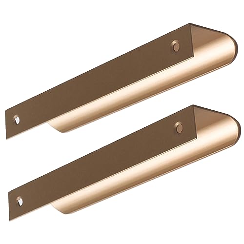 Manijas ocultas de aleación de aluminio de 1000mm con acabado bronce de lujo 2