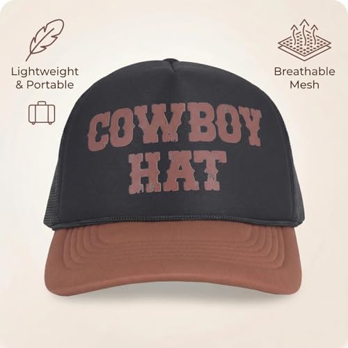 Image of Cowboy Hat Trucker Cap