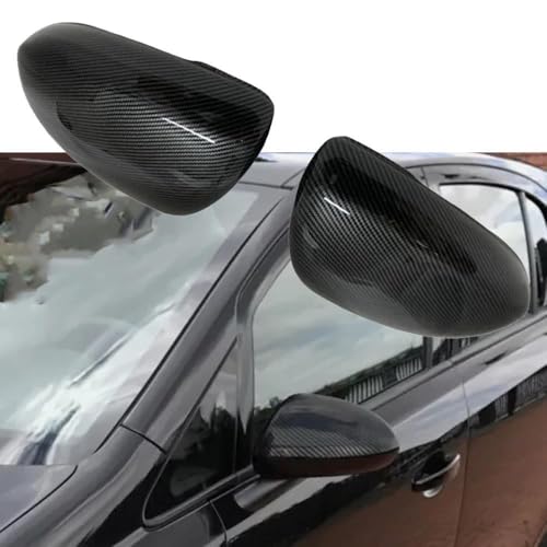 Couverture de rétroviseur Vauxhall Corsa D E style carbone