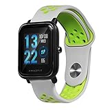 accesorios amazfit bip chile Contenido del paquete: 1 correa de reloj de liberación rápida.Se adapta al tamaño de la muñeca: 17,5 cm - 21,5 cm