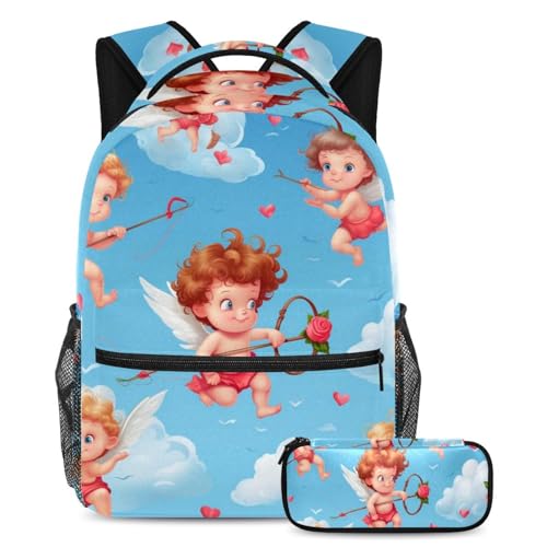Ensemble cartable motif multicolore idéal comme cadeau d'anniversaire