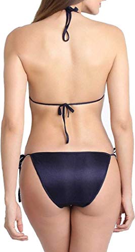 Image of You Forever Women Nightwear Sleepwear Lounge wear Soft Satin Robe Nightgown Short gown with Belt and Elegant Bikini Lingerie Set