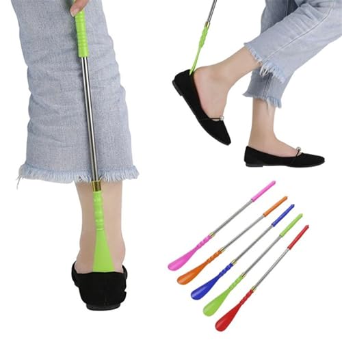 Calzador de mango largo para evitar agacharse acero inoxidable 18,5" 6