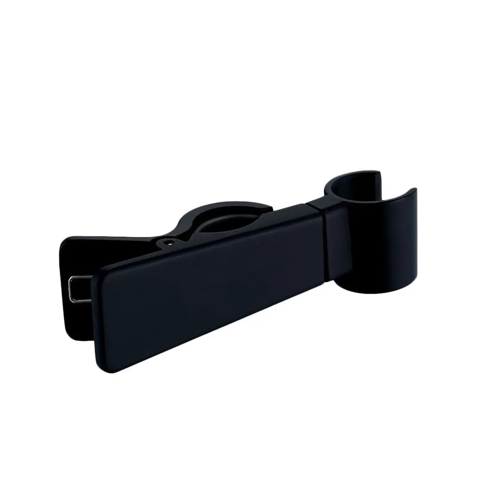 Support de pomme de douche rotatif et réglable avec pinces de fixation noires