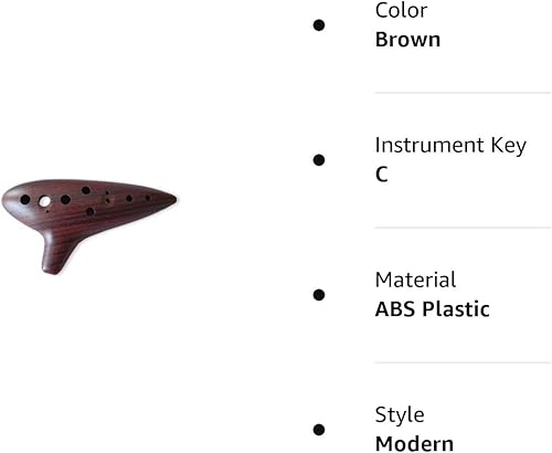 Miniatura 2 de Woodi Ocarina Flauta WC-917BW 12 Agujeros Grano Madera Alto C