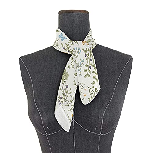 Women Silk Scarf Hair Wrap Shawl Chiffon Stole Square Scarves Headscarf3