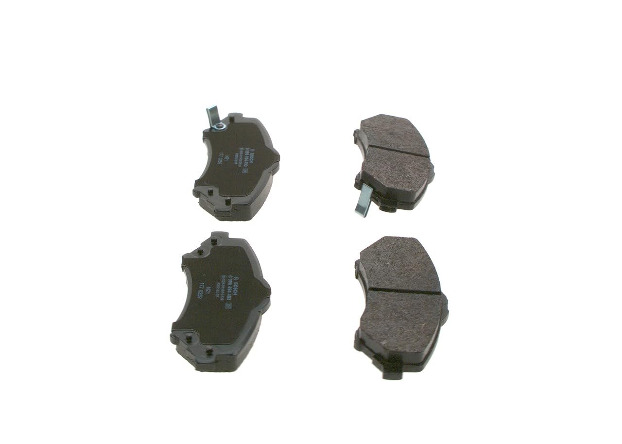 Bosch BP1414 - Plaquettes de Frein Avant pour Voiture - Jeu de 4 | Qualité Bosch - Réduction du Bruit et de la Poussière - Certifié ECE-R90 - Sans Cuivre