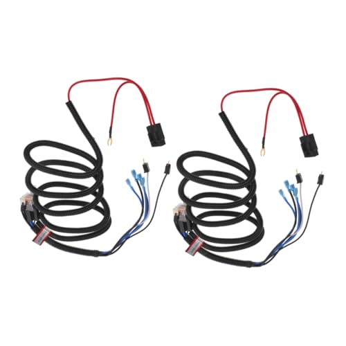 JECOMPRIS 1 Juego bocina de caracol bocina de gas bocina de aire para camión Arnés de cableado de bocina Kit de bocina para automóvil altavoces coche accesorios de coche cable de bocina