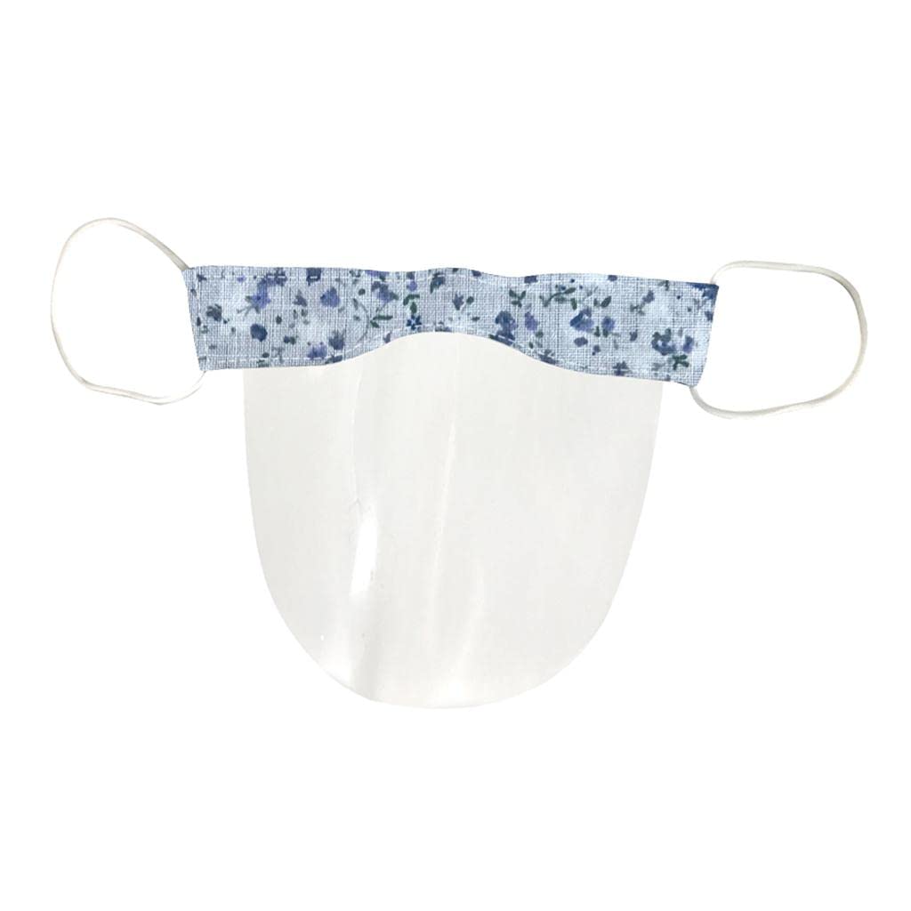 snappsy Mini Reusable Face Cover Transparent Shield Safety Mouth Shield Flower 2-picture-5
