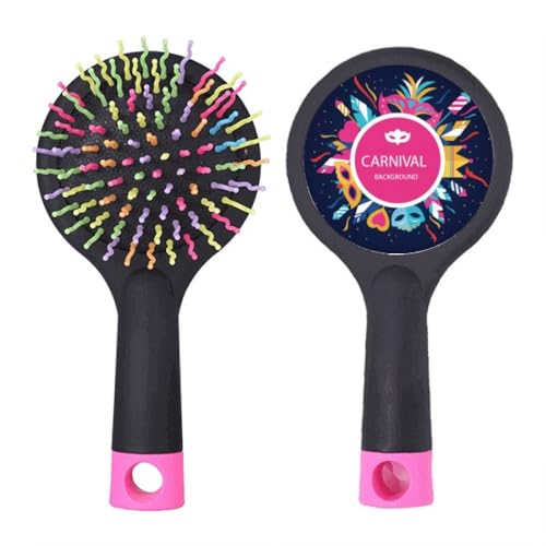 Brosse à cheveux démêlante Crown Head anti-casse pour un coiffage fluide
