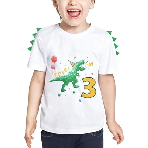 T-shirt anniversaire dinosaure WAWSAM Cover