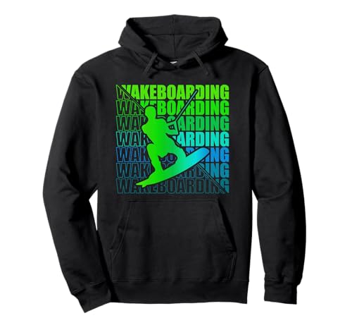 Wakeboard Wakeboarder Wakeboarding Freestyle Wake Board Pullover Hoodie