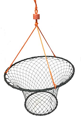 KUFA Rubber Wrapped 30-Inch Crab Ring with 50-feet Rope (1)