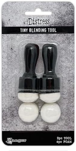 Bundle- Pack of 3- Tim Holtz Distress Tiny Blending Tool with Sponge Applicators Ranger tda84990 image 4