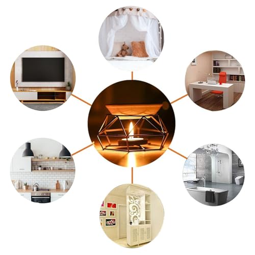 Wax Melt Burners,Wax Burner,Ceramic Wax Melt Burner Warmer for Home Decor, Night Light, Father's Day - Image 8