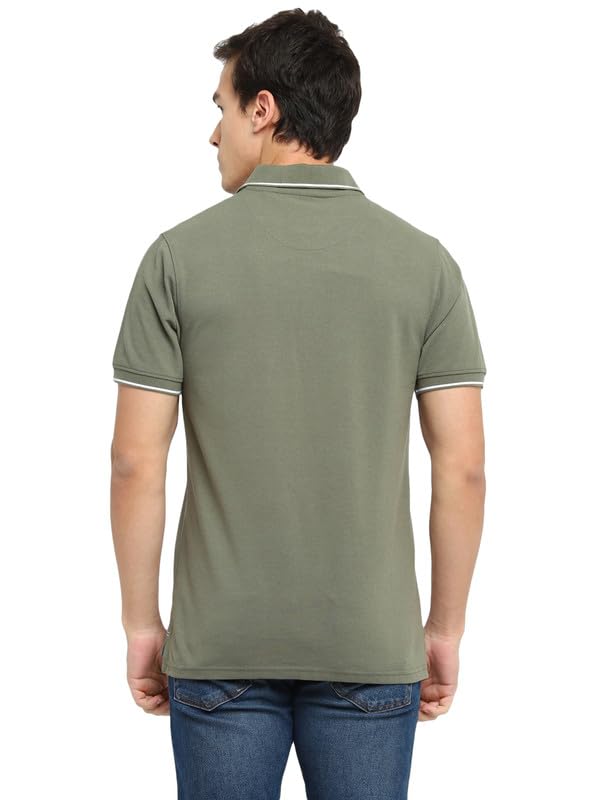 Image of AMERICAN CREW Polo Collar T-Shirt for Men with Pocket