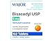 Major Pharmaceuticals Bisacodyl Stimulant Laxative, 5mg Enteric Coated, 100 Tablets